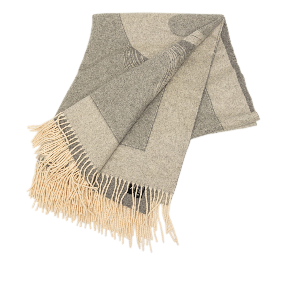 Pre-Loved Hermes Cashmere Cheval Blanket - Picture 2 of 7